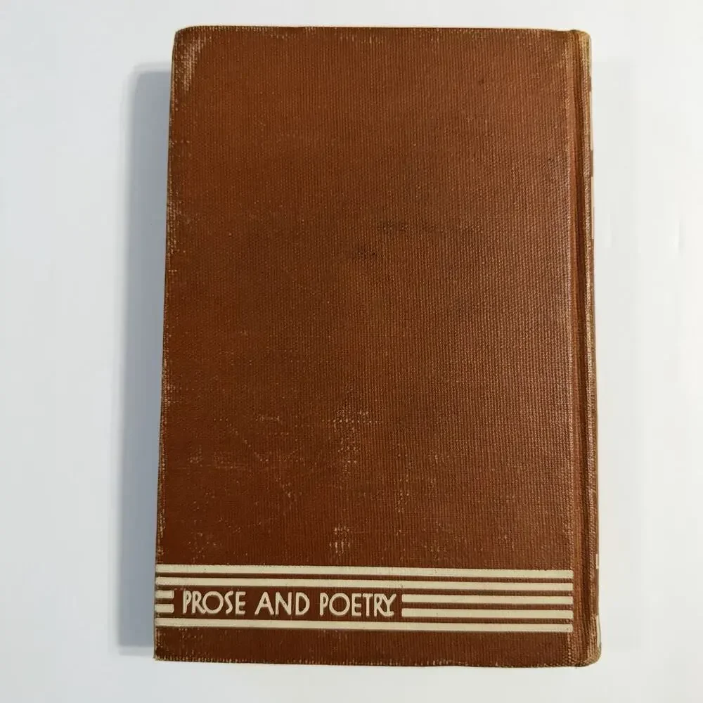 Prose and Poetry Of England Including History Of English Literature McGraw 1935
